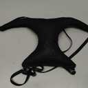 Breast Pillow  Soft 100% Cotton, Breast Pillow for Side Sleepers, Anti-Wrinkle Chest Support, Adjustable Strap, Breathable Fabric (Black)