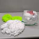 Mop Heads Replacement for Ocedar, Mop Replace Head for Ocedar EasyWring 1 Tank, Microfiber Spin Mop Refills, Include 4 Spin Mop Replacement Head Deep Cleaning Machine Washable with 2 Scrubber Mop Head