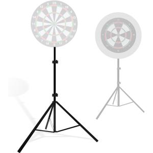 Heavy Duty Dartboard Stand with Tripod Base – Dart Board Stand with Adjustable Height from 34" to 74", Portable Dart Board Holder & Easy Assembly, Perfect for Indoor, Outdoor, Bar, and Travel Use