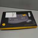 Wireless Keyboard and Mouse Combo,Silent Soft Touch Quiet Keyboard Less Noise 90%,Ergonomic with Wrist Rest,2.4GHz 104 Keys Full Size,2400 DPI Mouse,for Office/Work/Home/PC Computer/Laptop/Mac,Black
