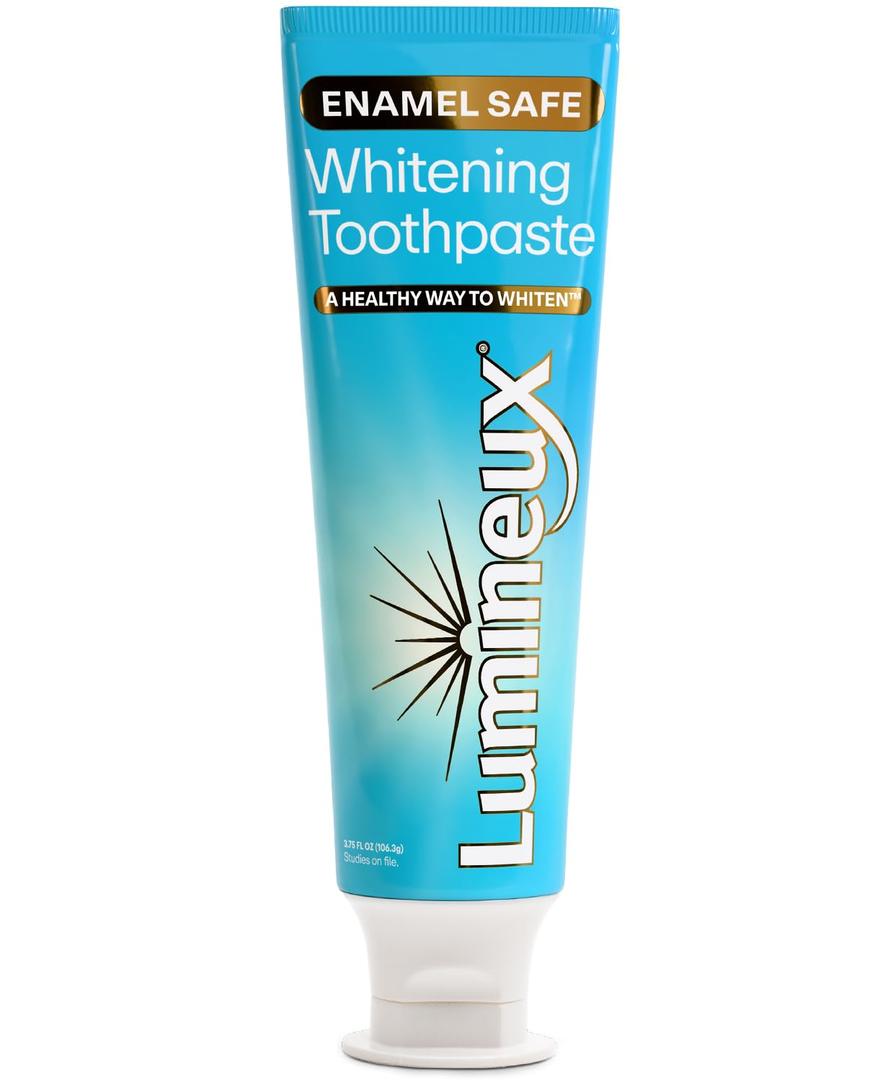 Lumineux Teeth Whitening Toothpaste - Peroxide Free, Enamel Safe for Sensitive Whiter Teeth - Fluoride Free, No Alcohol, Artificial Colors, SLS Free Dentist Formulated - 3.75 Oz (3.75 Ounce (Pack of 1)