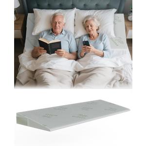 King Size Wedge Pillow for Acid Reflux Relief,Mattress Wedge,6" H