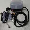 Steam Cleaner, 2500W High Handheld Steam Cleaner, 1L Portable Car Steam Cleaner, 6 High Speeds Pressure Temperature Steam Cleaning Machine with 3 Brush Heads for Kitchen Home Car CleaningWhite