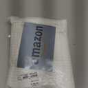 Barossa Design RV Shower Curtain Waffle Weave 47 x 64 Inches for Travel Trailer - Camper Shower Curtain with 230GSM Heavyweight Fabric, Water Repellent, Washable, White, 47x64