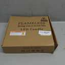 Flameless LED Candles with Timer 5 Pc Flickering Flameless Candles for Romantic Ambiance and Home Decoration Stable Acrylic Shell,with Embedded Star StringBattery Operated CandlesRed