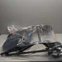 Walkers for Seniors Taller 5.3~7ft, Lightweight Foldable Rollator Walker, Built in Cable, Reinforced Aluminum Frame, 8" Big Rubber Wheels for All Terrain, 350lb Weight Capacity, Burgundy