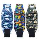 Langsprit Male Belly Bands for Dogs (Pack of 3) - High Absorbing Dog Wraps Male Washable - Reusable Small Doggy Doggie Puppy Dog Diapers(Large,Waist:17-20.5 inches)