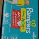 Pampers Diapers - Swaddlers 360 - Size 3, 124 Count, up to 100% Leakproof Comfy Dry Fit, Designed for Easy Changes, Pull On Baby Diaper