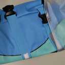 Queenmore Shark Dog Life Jacket, Dog Life Vests for Boating, High Buoyant Pet Life Vest for Swimming, Adjustable Easy On Life Jackets for Small, Medium, Large Dogs (Pool Blue,L)