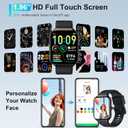 Smart Watch(Answer/Make Call), 1.96"HD Smartwatch for Men Women with Heart Rate/Sleep Monitor/Pedometer, 2025 New Activity Fitness Watch 113+ Sport Modes, IP68 Waterproof Running Watch for Android iOS