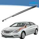 LABLT Left Driver Side Fender Garnish Chrome Molding Trim Replacement for Sonata 2011 2012 2013 2014