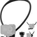 K&F Concept Neck Mount with Air Cushion, Camera Holder with 1/4" Adapter, Hands-Free POV Vlogging for GoPro Hero 13/12/11/10/9/8/7/6/5/4/MAX, Insta 360 X5/X4/Ace Pro 2, DJI Osmo Nano Action 3/4/5 Pro