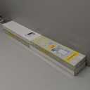 Cordless Light Filtering Mini Blind - 32 Inch Width, 72 Inch Length, 1" Slat Size - Pearl White - Cordless GII Morningstar Horizontal Windows Blinds for Interior by Achim Home Decor