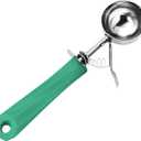 2.75 OZ Portion Disher, Large Cookie Scoop With Spring-Load Trigger, Green Handle, for Portion Control, Cookie Dough, Cupcake Batter, Ice Cream, Mashed Potatoes