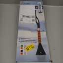 EcoNour 27" Car Snow Brush and Ice Scrapers for Car Windshield (2 Pack) | Scratch Free Bristle Head Snow Brush & Tough Window Snow Scraper with Aluminium Body | Snow Removal Winter Car Accessories