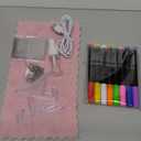 16" Led Drawing Board for Kids Rechargeable, Portable Doodle Glow LED Note Board with 7 Colors, Light Up Acrylic Dry Erase Lumi Board with Stand, Valentines Day Gifts Boys & Birthday Gifts(White)