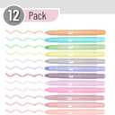 Mr. Pen- No Bleed Gel Highlighters, Morandi Colors, 12 Pack, Bible Highlighters and Pens No Bleed, Bible Markers for Study, Journaling, School Supplies and Accessories