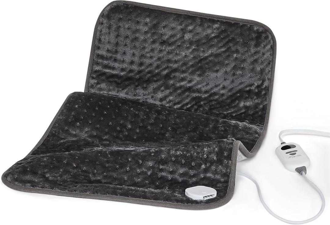 XL Heating Pads Large with Graphene Backing,Heat Pads 33 x 17, Heating pad for Back,Neck,Legs for Mom Dad, with Upgraded 4 Timer & 6 Temperature Controller