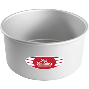 Fat Daddio's PRD-84 Anodized Aluminum Round Cake Pan, 8 x 4 inch