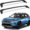 220LBS Roof Rack Cross Bars for 2019-2025 RAV4 XLE XSE Premium Limited Hybrid LE with Side Rails, Lockable Aluminum Crossbars Cargo Rooftop Luggage Canoe Kayak Bicycle roof Bag