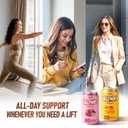 NLIFE Sugar Free Energy Drink Mixed Berry, Pack of 12, 96mg Natural Caffeine, Lutein for Eye Support Drinks, Vitamin Enriched, BL!NK Healthy Clean Energy, No Artificial Sweetener, 11.16 Fl Oz, BBD: 27/04/2027