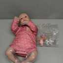 Aori Reborn Baby Dolls Girl - 20 Inch Realistic Newborn Lifelike Baby Doll with Hand-Painted Features & Weighted Cloth Body - Cuddle Companion Doll, Gift for Seniors, Collectors & Kids 3+ (Pink)