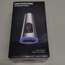 Hibbent Pull Down Kitchen Faucet Head Replacement, 4 Function LED Temperature Display Sink Spray Nozzle with 15 Adapters, Compatible with Moen, American Standard, Delta, Kohler Faucets, Chrome