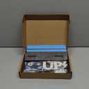 Geetery 6 Pcs Video Game Party Centerpieces Wood Level up Birthday Decorations Gaming Desk Decor Pixelated Table Sign for Adults Birthday Party Theme Fans Supplies(Blue)