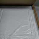 Art3d PVC Ceiling Tiles, 2'x2' Plastic Sheet in White (12-Pack), 24"x24"