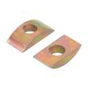 3 x uxcell M8 Half Moon Nuts Washers, 12 Pcs Iron Half Moon Nuts Spacer Washer, Spacer Connector Hardware Fittings, Bronze