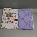 Avezano Mermaid Backdrop for Girls Birthday Under The Sea Little Mermaid Party Banner Decorations Purple Corals Pearls Glitter Scales Underwater Photography Background Supplies (Purple, 7x5ft)