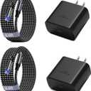 iPhone 16 Pro Max Charger Fast Charging, 2 Pack 45W USB C Super Fast Charger Block &6.6FT Long Type C Charger Cable Cord for iPhone 16/16 Plus/16 Pro/16 Pro Max/15/15 Plus/15 Pro/15 Pro Max, iPad Pro