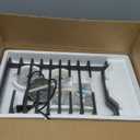 12 Inch Gas Cooktop, ThermoMate Heavy Built In Gas Rangetop with 2 High Efficiency SABAF Burners, NG/LPG Convertible 304 Stainless Steel Stove Top with Flame Out Protection, CSA Certified