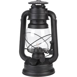 Lamplight Large Paraffin Oil Indoor Lamp, Hurricane Lamp, Emergency Kit, 52664 Farmers Lantern Indoor Oil Lamp, Black, Original