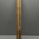 2 Pack Door Bottom Sweep, h-Shape Aluminum Alloy Holder Door Sweep for Bottom of Door with 0.8" Brwon Nylon Brush, 39.37"x1.89"(1000mmx48mm)