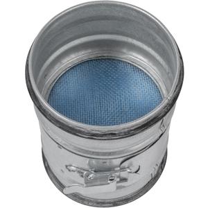 Vent Systems 4" Inch Inline Air Filter - Duct Filter - G4 Class Filtration Purifier System with Steel Mesh Screen - Air Vent Filters for Dust Collection/Air Purification - Rigid/Flexible Vent Hose