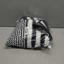 Tindbea Bathroom Rugs Set 2 Piece, Extra Soft and Absorbent Fluffy Striped Chenille Bath Mat Rug Set, Non Slip Bathroom Floor Mat, Machine Washable (20" x 32" Plus 16" x 24", Dark Gray)