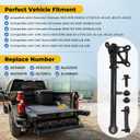 Auxiliary Tailgate Step Handle Compatible with Chevy Silverado & fit for GMC Sierra 1500 2500HD 3500HD 2019-2026 Up & Dowm Truck Assist Door Grip Handles,for Women,Men,Elderly,Kids #85116689 84338560