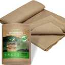 VIVOSUN 63 in x 30 ft Premium Burlap Fabric, 10 oz Heavy Duty High Density Natural Jute Fiber, Multipurpose Burlap for Gardening, Outdoor Plant Care, Weed Barrier, DIY Crafts, and Decoration