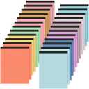 Fuutreo 3 Pcs 8.5'' x 11'' Colored Legal Pad Writing Pads Narrow Ruled 50 Sheets Per Notepad Micro Perforated Writing Pad Note Pads Office Supplies for School College Office Business, Assorted Colors Blue