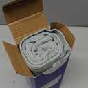 MIULEE Decorative Linen Euro Sham Pillow Covers 24x24 Aqua Green Boho Farmhouse Neutral Spring Couch Throw Pillows for Bed Pack of 2 Accent Modern Pillowcase Summer Sofa Livingroom Home Decor