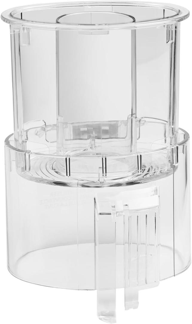 DLC-018BGTXT (DLC-018BGTXT-1) Large Pusher and Sleeve Assembly Fit for Food Processors, Compatible with Cuisinart Tritan Custom Food Processor DFP-11, DLC-8S, DLC-8SY, DFP-11 Deluxe 11,DLC -5,DLC-7FPC