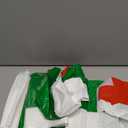 Hotop 12 Pcs Italian Flag Table Runners Plastic Italy Table Runner 14 x 108 Inch Red Green and White Striped Table Runner Disposable Italian Flag Table Decoration for Home Room Kitchen Party Supplies, Italian 