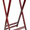 G.E.T. TSW-105 Mahogany 38" high, Hardwood Tray Stand Hardwood Tray Stands Collection