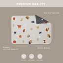 Blooom Placemat for Baby, Toddler & Kids | Wipeable, Reusable and Eco-Friendly | Baby Weaning Placemat for Mealtime & Snacktime | Modern Design (Alphabet, 12" x 17")