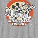 Disney Characters Circle of Trust Boy's Heather Crew Tee (X-Large)