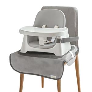 Minnebaby Extra Large Booster Chair Protector Cover, Dining Chair Seat Cover for Booster Seat, Grey