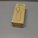 Rican Handheld Portable Hand Fan with Air Cooling Cooler High Speed Rechargeable Power Electric USB Personal Hand Held Turbo Small Mini Pocket for Outdoor Travel (Grey)