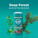 Tom’s of Maine Deep Forest Natural Deodorant for Men and Women, Aluminum Free, No Artificial Fragrances, Dyes, or Preservatives, Baking Soda Free, 48-Hour Odor Protection, 3.25 oz (2 Pack)