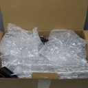 Snowflake Solar Christmas Pathway Lights, Set of 10 LED Outdoor Stake Lights, Waterproof Christmas Decorations for Garden, Yard, Lawn, Walkway, Patio Decor (10pcs Blue)